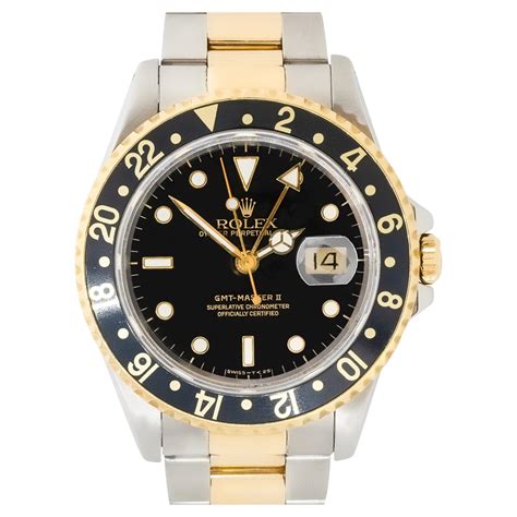 rolex gmt master 116113 yellow gold|Rolex 16713 for sale.